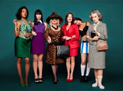 de'Adre Aziza, Nikka Graff Lanzarone, Patti LuPone, Sherie Rene Scott, Laura Benanti  Photo